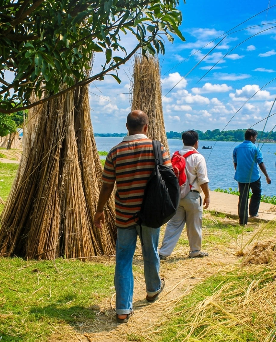 Purbasthali village walk